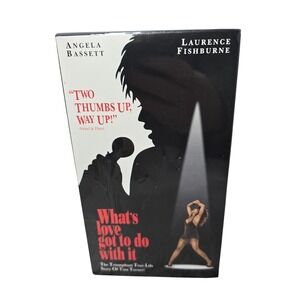 What's Love Got to Do with It VHS New Sealed Tina Turner Movie 1993 Bassett
